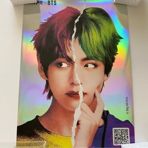 BTS V IDOL Mtpr Lens Hologram Poster